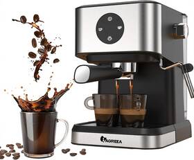 Iagreea 3050 Espresso Machine 20 Bar Professional Maker With Milk Silver
