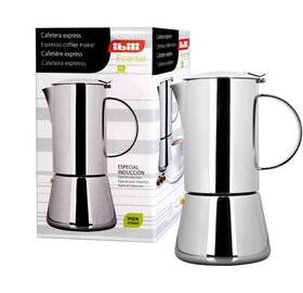 Ibili 411922084337 Espresso Coffee Maker Essential For 4 Cups Of Stainless Steel Silver 12 X 1