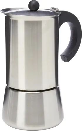 611312 Ibili Indubasic Espresso/coffee Maker For 12 Cups Stainless Steel Silver/black