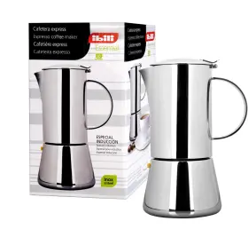 620302 Ibili Espresso Coffee Maker Essential For 2 Cups Of Stainless Steel Silver