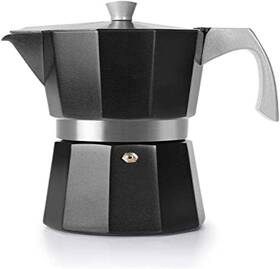 Ibili 623112 Evva Black Express Moka Pot 12 Cups 600 Ml Cast Aluminium