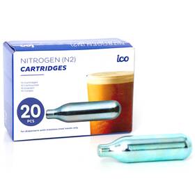 Ico 880651006152 20pcs Nitrogen Cartridges N2 For Nitro Cold Brew Coffee Maker No