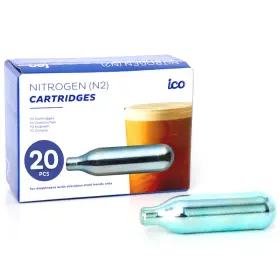 Ico 880651006152 20pcs Nitrogen Cartridges N2 For Nitro Cold Brew Coffee Maker No