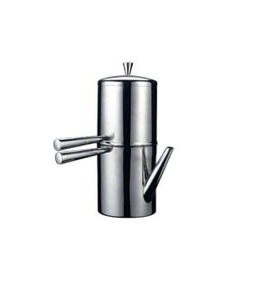 Ilsa 000409002171 Stainless Steel Neapolitan Drip Coffee Maker With Spout 9 Cup