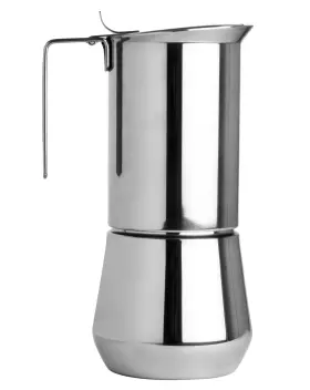 Ilsa 759284070215 Stainless Steel 3 Cup Stovetop Espresso Maker