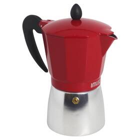 Imusa 094046000438 Usa Red Aluminum Stovetop 6-cup Classic Italian And Cuban Espresso Maker B12