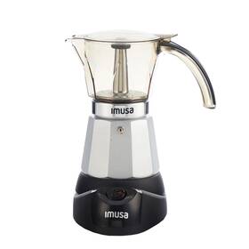 Imusa 094046182363 36 Cup Electric Espresso Maker With Detachable Base Silver