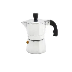 Imusa 094046200180 Aluminum Espresso Stovetop 1-cup Coffeemaker Silver