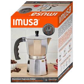 Imusa Lizo-1 6cup Cast Aluminum Stovetop Coffeemaker New Upgrade Free Shipping