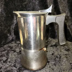 Az64 Inox Caffettiera Maginox Inella 13/10 Tazze Coffee Maker Vintage Espresso Italy