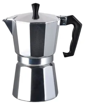 J&v Textiles 618718399172 Stovetop Espresso And Coffee Maker Moka Pot For Classic Italian Cuban Ca