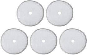 Jinshining 792483798894 5pcs Silver Universal French Press Filter Screen 3.6 Inch 304 Stainless Steel