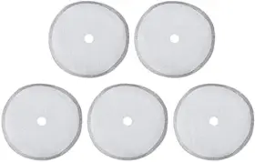 Jinshining 792483798894 5pcs Silver Universal French Press Filter Screen 3.6 Inch 304 Stainless Steel