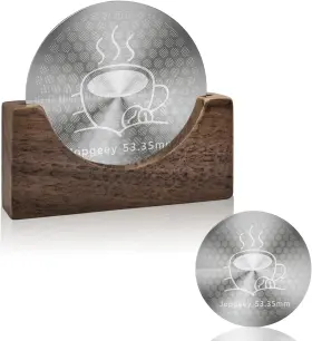 Jp-epss-53 Jopgeey 53.35mm Espresso Puck Screen With Stand 0.9mm 150 M Ultra Thin