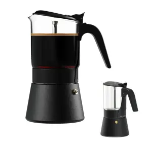 Joy Resolve 787416450451 Clear Brew Glass Moka Pot