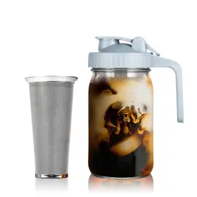 Jrssae 785034942952 Cold Brew Coffee Maker - 32oz Pitcher With Stainless Steel Super De