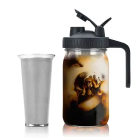 Jrssae 785034942969 Cold Brew Coffee Maker - 32oz Pitcher With Stainless Steel S