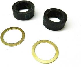 Jts Uo-605609 A Pair Of Steamer Parts Sight Glass Gaskets And 0.875 Inches Black Gold