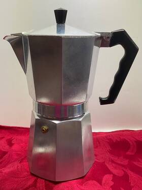 Junior Espresso Ab-a2 Abc Crusina Italy 16 Oz Stovetop Pot Complete