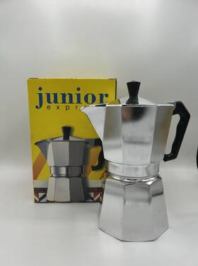 Junior Express 006363000338 Espresso Stovetop Coffee Maker 6 Cup Made In Italy