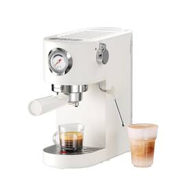 Jz.cafe 888455187350 Jz.cafe Espresso Machine 20 Bar Maker 12 5.1 11.6 Inches Beige
