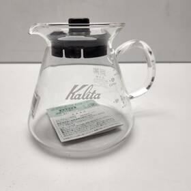 Kalita 901369312550 Replacement 4 Cup Glass Coffee Carafe Black Lid Handle