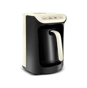 Karaca 000001000144093005 Automatic Ember Turkish Coffee Machine With Water Tank Soft Cream