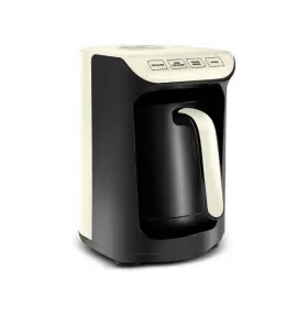 000001000144093005 Karaca Automatic Ember Turkish Coffee Machine With Water Tank Soft Cream