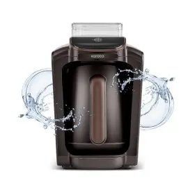 000001000233792010 Karaca Automatic Turkish Coffee Machine With Water Tank Walnut Brown