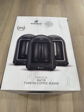 Karaca E293-ecm Hat R E293 Ecm Turkish Coffee Maker Shiny Black 5 Cup Auto Shut-off