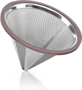 Kavako 8541893761 Glass Pour Over Coffee Maker With Double-layer Stainless Steel Filter C