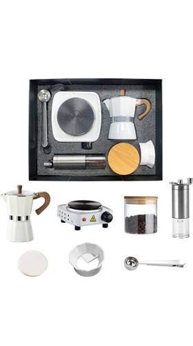 Kd Kaireddis Cmk-v026 7-in-1 Moka Pot And Coffee Maker Portable Espresso Equipped
