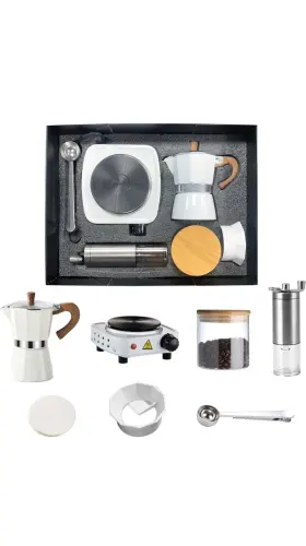 Cmk-v026 Kd Kaireddis 7-in-1 Moka Pot And Coffee Maker Portable Espresso Equipped