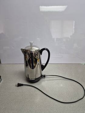Kenmore Kpc12 Kcp12 Coffee Percolator 12 Cup Stainless Steel Electric Pot Vtg Working