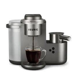 Keurig 195925285769 K-cafe Special Edition Nickel Single Serve Coffee Maker With Milk Frother