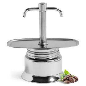 Kc3908-06 Kings County Tools Double Spout 2 Cup Coffee Maker - Stainless Steel Stovetop Espresso I