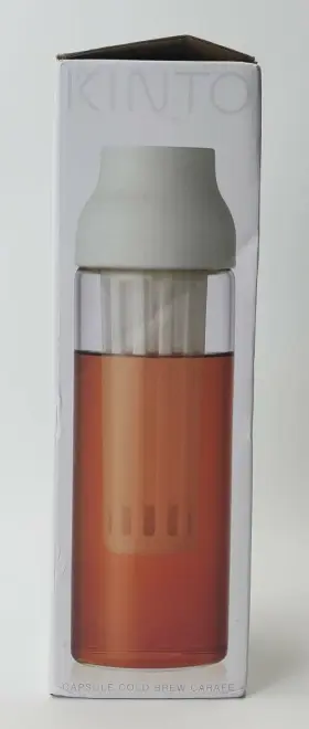 26472 Kinto Pitcher Capsule Cold Brew Carafe 1l Dark Brown