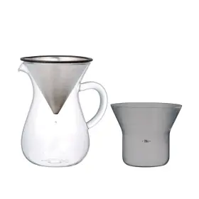 Kinto 699234427792 300 Ml Carafe Coffee Set With Stainless Steel Filter