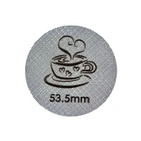 Kompixitys 762949601884 Espresso Puck Screen For 54mm Portafilter Basket 1.7mm 53.5mm Silver