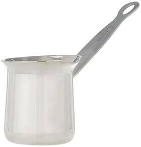 Korkmaz 691607001358 Stainless Steel Turkish Milk/coffee Pot - 2 Cup