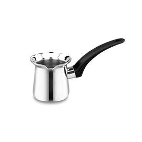 Korkmaz A1207 Orbit 8 Ounce Stainless Steel Turkish Coffee Pot In Silver