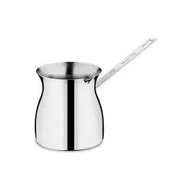 A293 Korkmaz Terra 8 Ounce Stainless Steel Turkish Coffee Pot In Silver