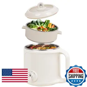 B0dk79w63x Ksalinameslon Electric Hot Pot Steamer 2.0l Ramen Cooker Multifunctional