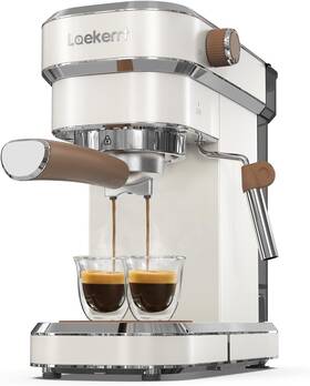 Laekerrt Ves3281 Espresso Machine 20 Bar Maker Cmep01 With Cmep01-white