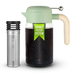 Lafeeca 850011248775 Cold Brew Coffee Maker - Iced Tea Brewer With Airtight Lid Stainles