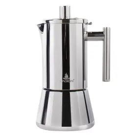 B0dg22ddmb Laoion Stovetop Espresso Maker 6cup 10 Oz Moka Pot Stainless Steel Cuban And I