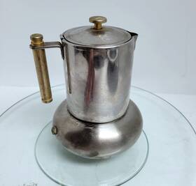 Lavazza 53190b/82 Italian Moka Espresso Coffee Maker Principessa 18/10 Stainless Steel Vtg