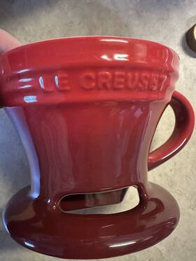 Le Creuset Pg20191-67 Cerise Red Pour-over Coffee Cone