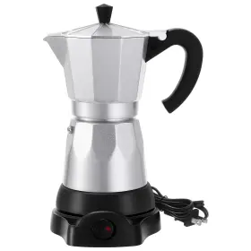 Jnu-lemosae-478 Lemosae Coffee Pot 6 Cup Electric Espresso Maker Italian Moka 300ml Port