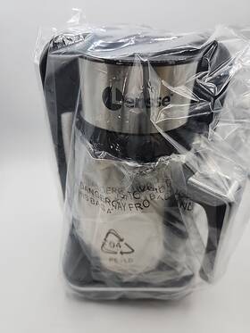 Lensse Lensse-203-silver/black Turkish Coffee Maker 120v 1 To 4 Cup Brewing Capacity - Silver/black